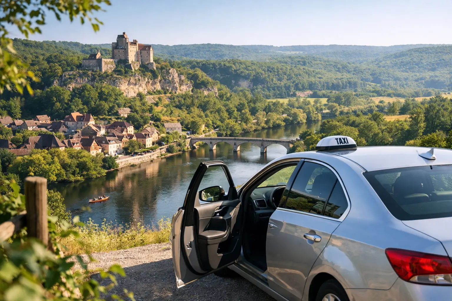 Les meilleurs arrêts en Dordogne en taxi