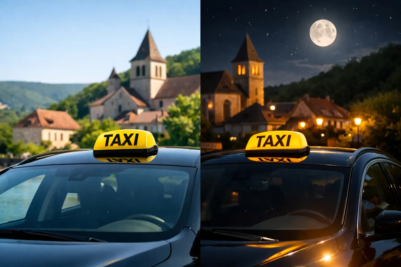 Taxi à Pinsac disponible la nuit et le jour