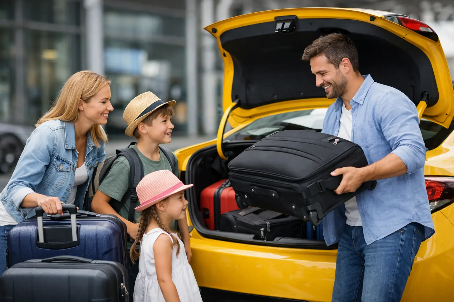 Taxi famille avec bagages: bien choisir