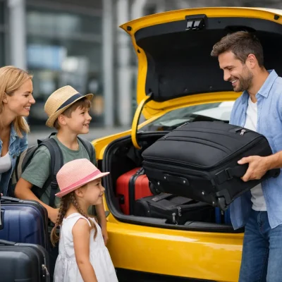 Taxi famille avec bagages: bien choisir