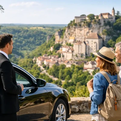Un service VTC pour touristes dans le Lot